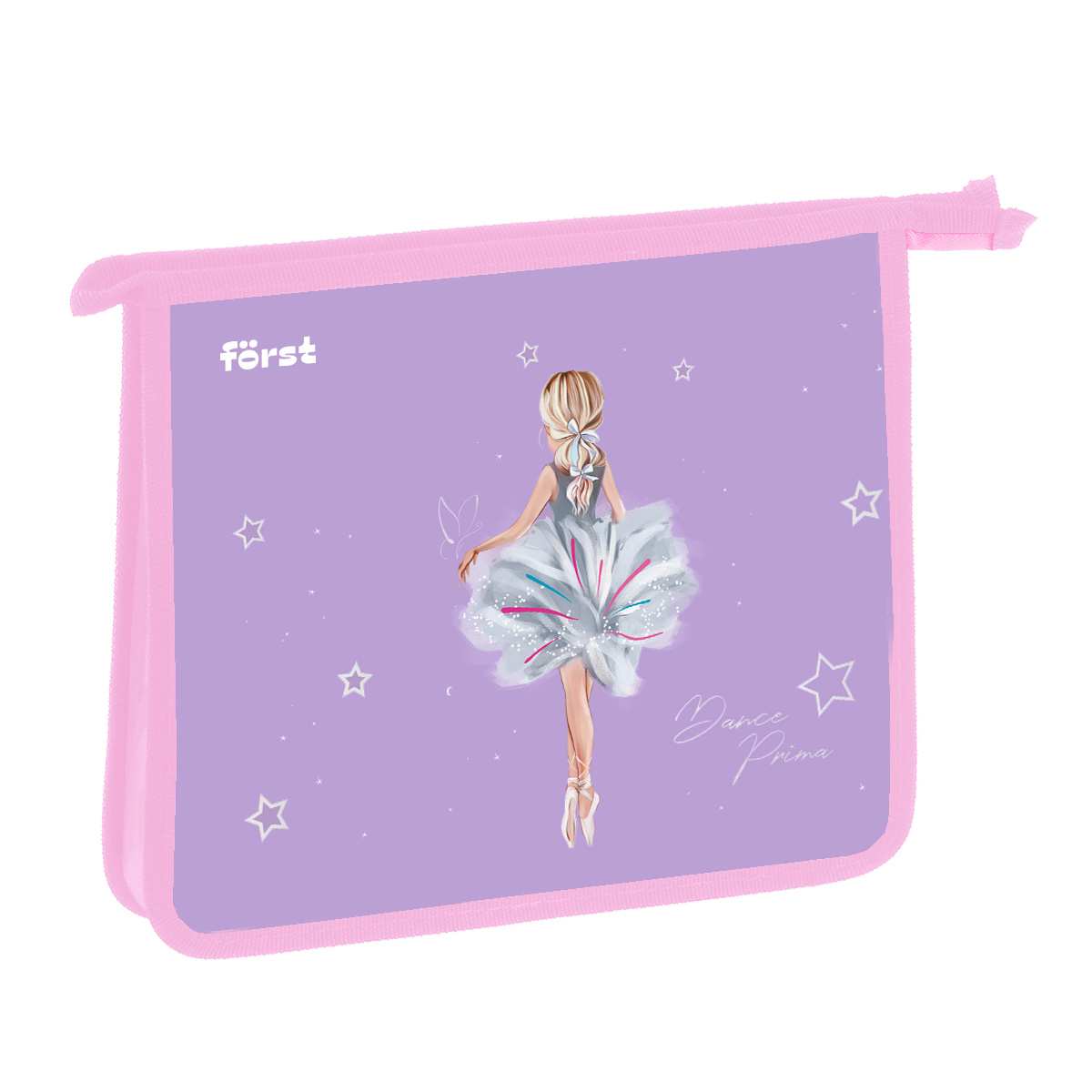 Папка для тетрадей 1 отделение, А5 Först "Dance Dream" , 240*205*40 мм, пластик, на молнии