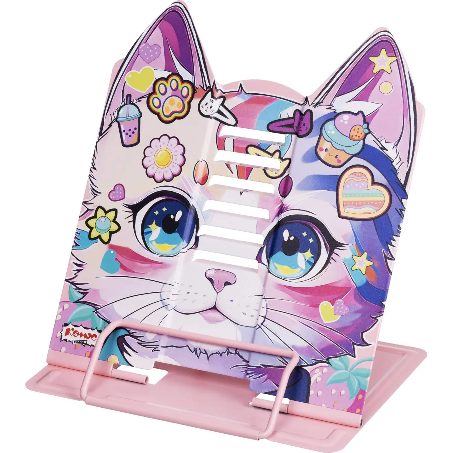 Подставка для книг Комус Класс, Kitty,металл23x15,5x20см,7 настроек