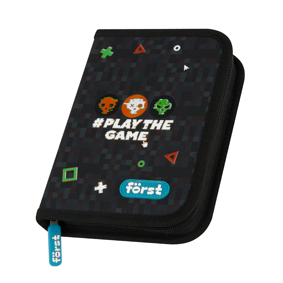 Пенал 1 отделение, 200*140*40 Först "Play the game", дополнительная откидная секция, полиэстер