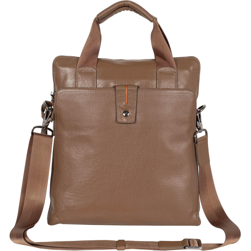 Сумка 8816-2 Beige вертикальная натур.кожа