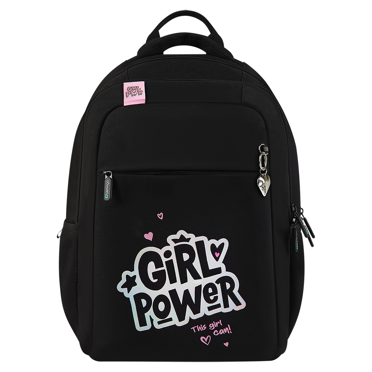 Рюкзак Berlingo ErgoStyle "Girl Power" 39,5*28*15см, 2 отделения, 3 кармана, эргономичная спинка