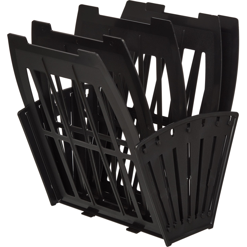 Лоток для бумаг  Attache сборный на 4 отделения черный