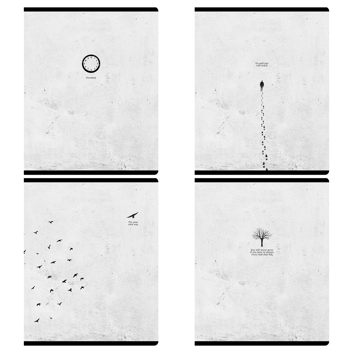 Тетрадь 48л., А5, клетка Greenwich Line "Cвобода", микро sandy-touch лак