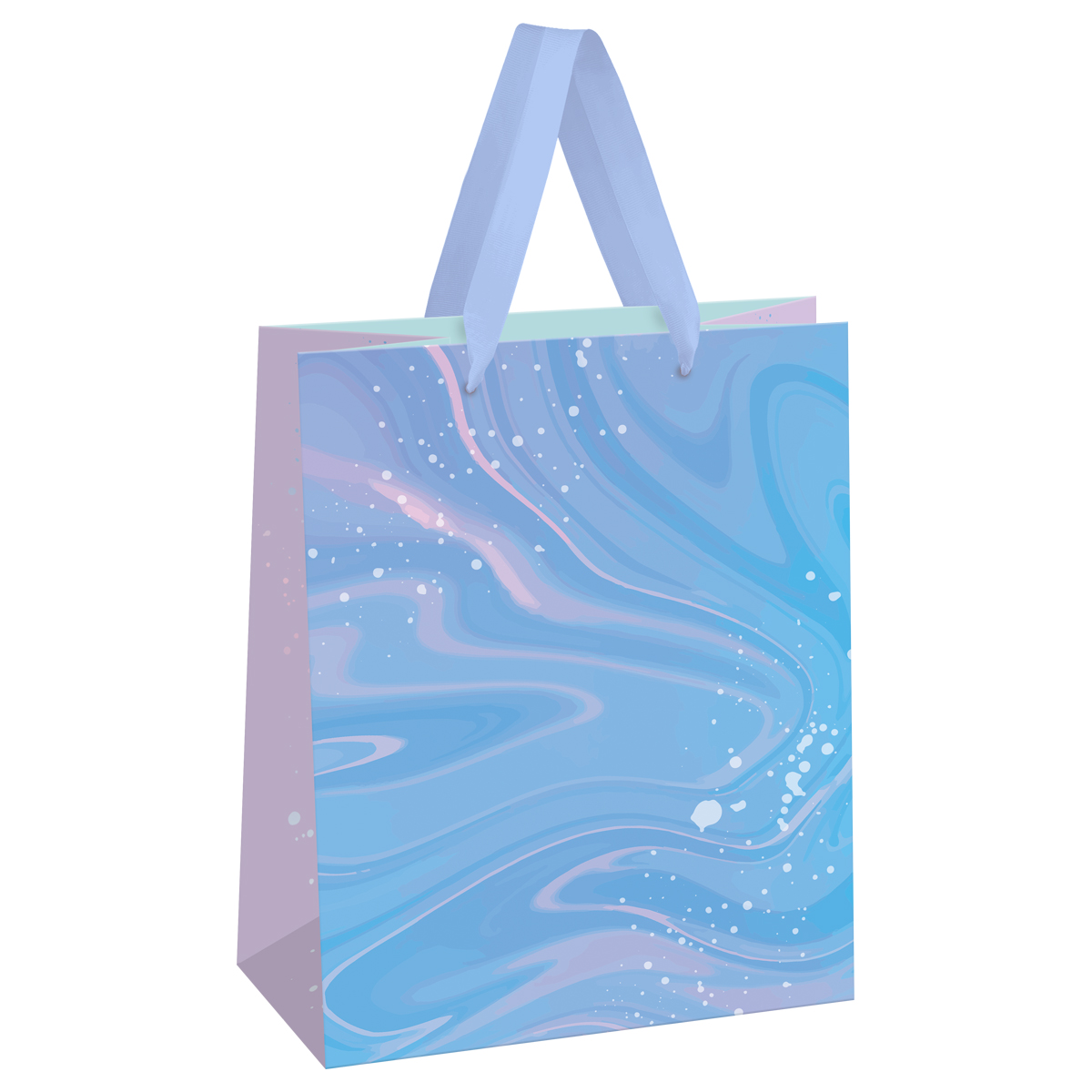 Пакет подарочный 18*23*10см MESHU "Present", фольга,  матовая ламинация