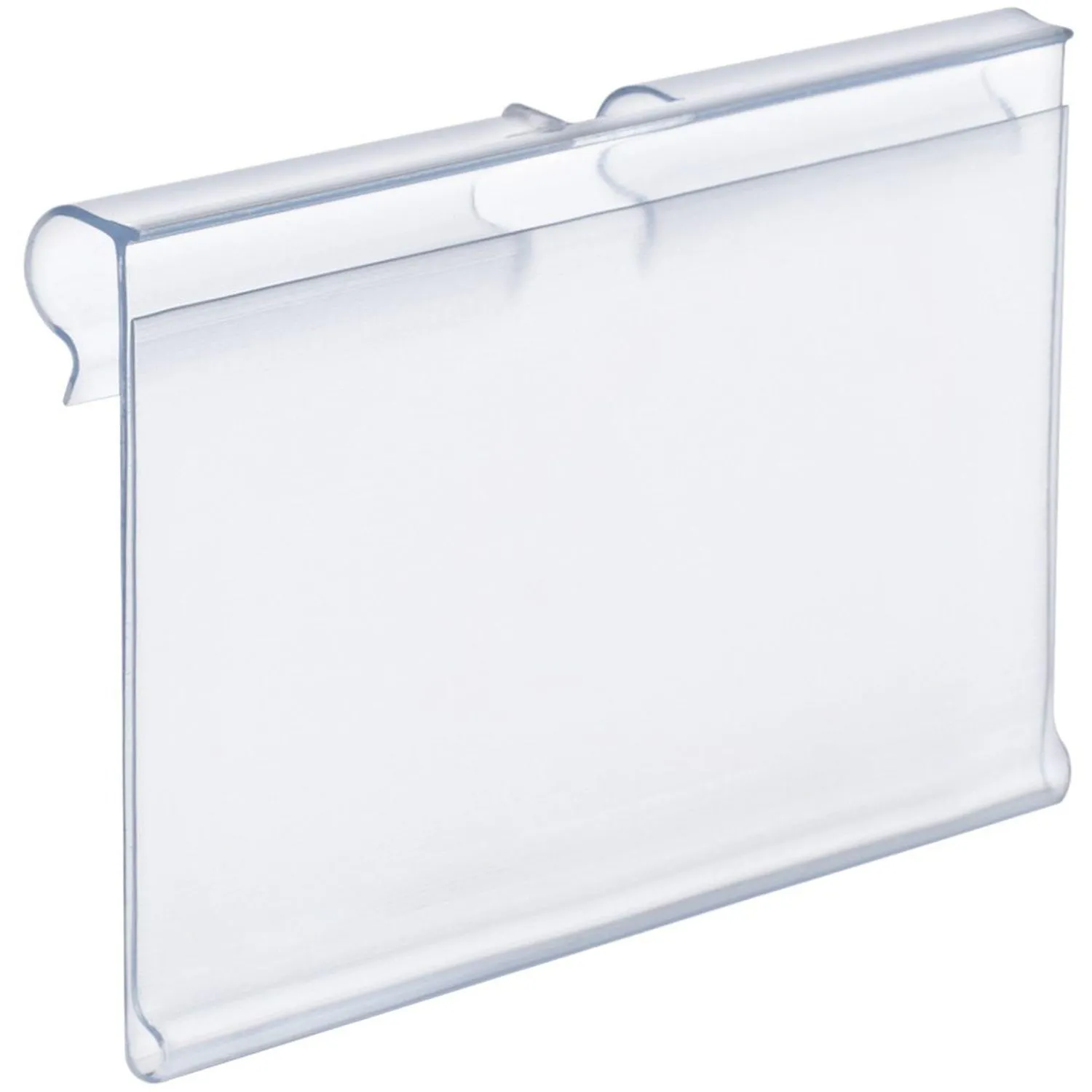 Ценникодержатель полочный на крюч.откидной, 40х60мм, 10шт/уп (Лукойл)