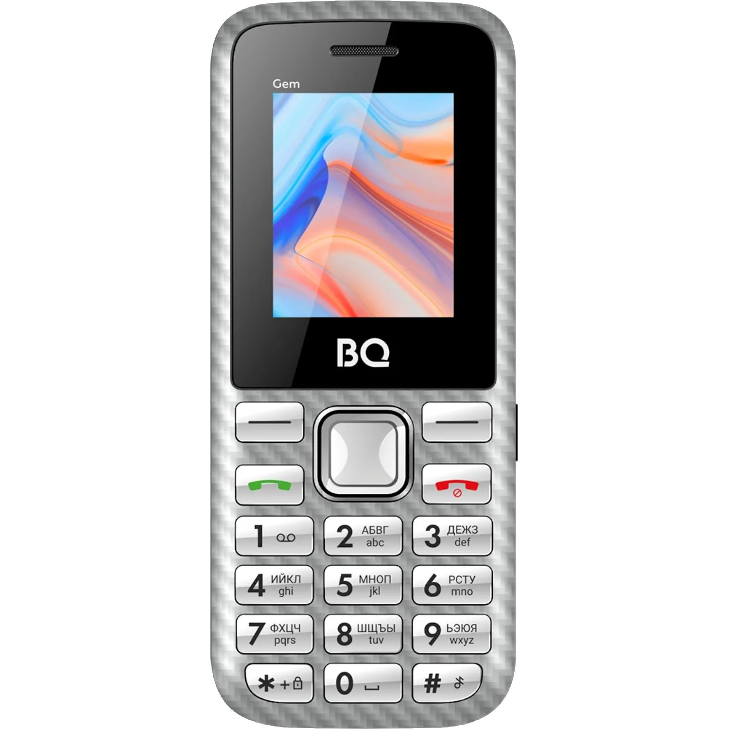Мобильный телефон BQ 1860 Gem Gray (серый) (без СЗУ)