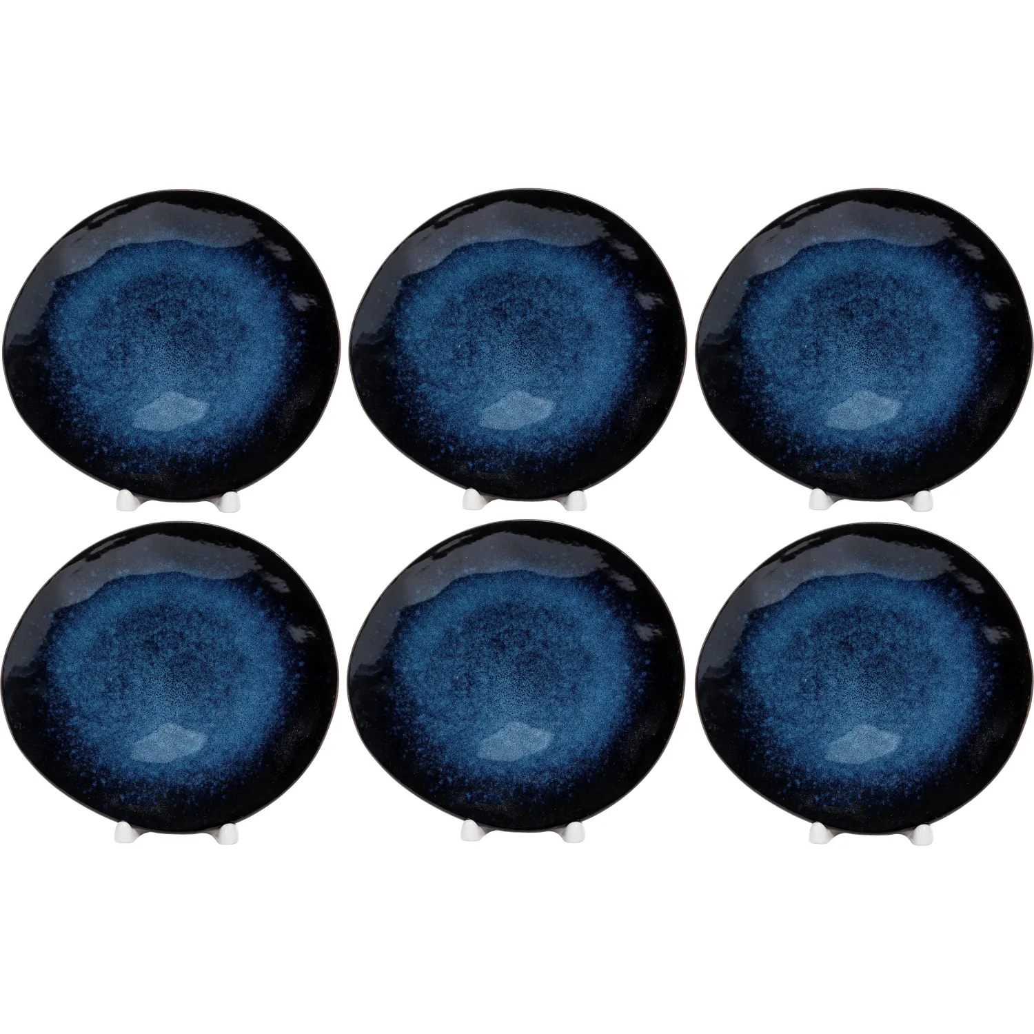 Набор тарелка мелкая 200х180мм ПУРАН, 6шт в упаковке. арт.209-27011