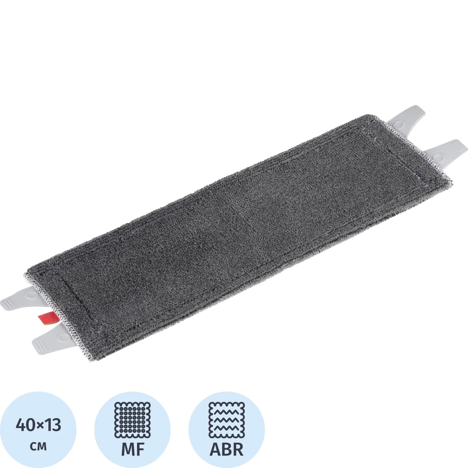 Насадка МОП абразивный (крепление язык с кнопками) 40см_MMI-40-M