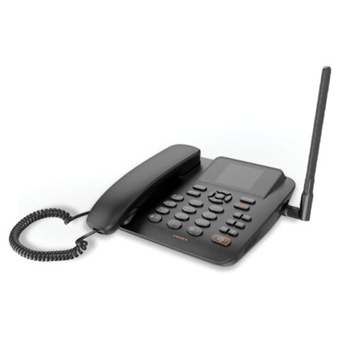 Телефон сотовый офисный TEXET FX-200, 2 SIM, 2,4", 512 Мб, microSD, FM, MP3, BT, спикерфон,черный, 127315