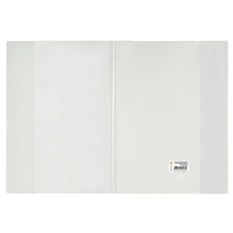 Обложка ПВХ для учебника и тетради А4, контурных карт, атласов, прозрачная, плотная, 120 мкм, 292х442 мм, "ДПС", 1143.1