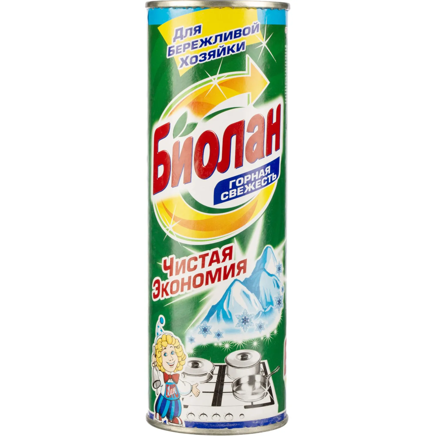 Универсальное чистящее средство Биолан порошок Горная свежесть 400гр