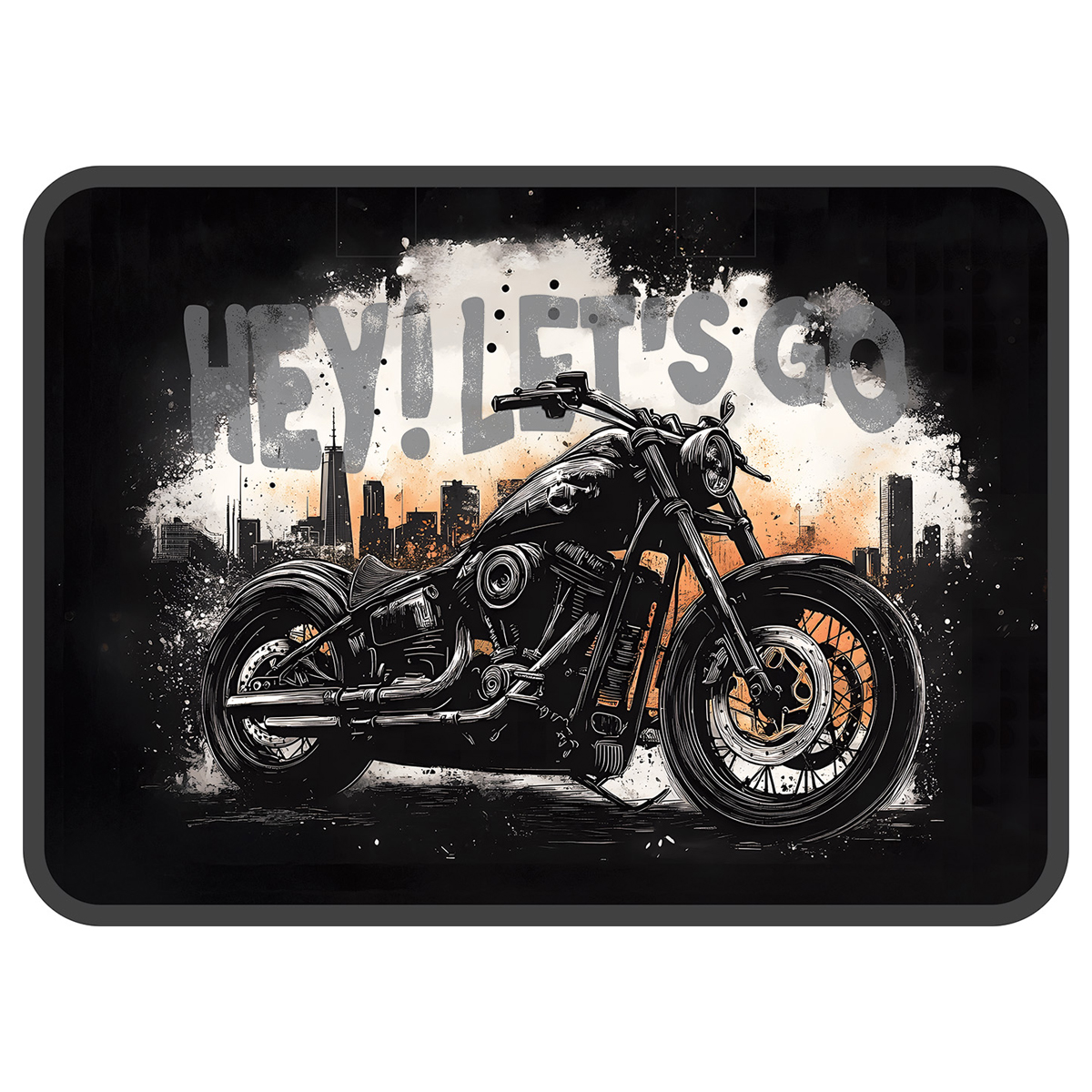 Папка с ручками А4 ArtSpace "Cruiser", пластик, на молнии, 45мм