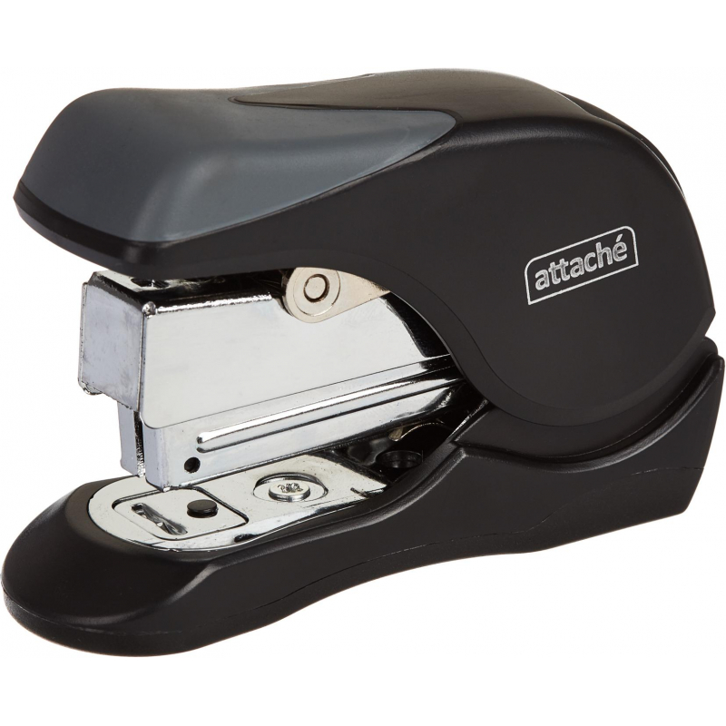 Степлер Attache Expert до 12 листов, черный/серый, №10
