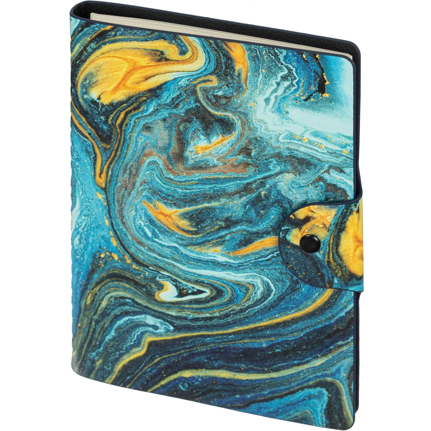 Ежедневник недатированный Fluid Attache Selection бирюз 140х200 мм,192с