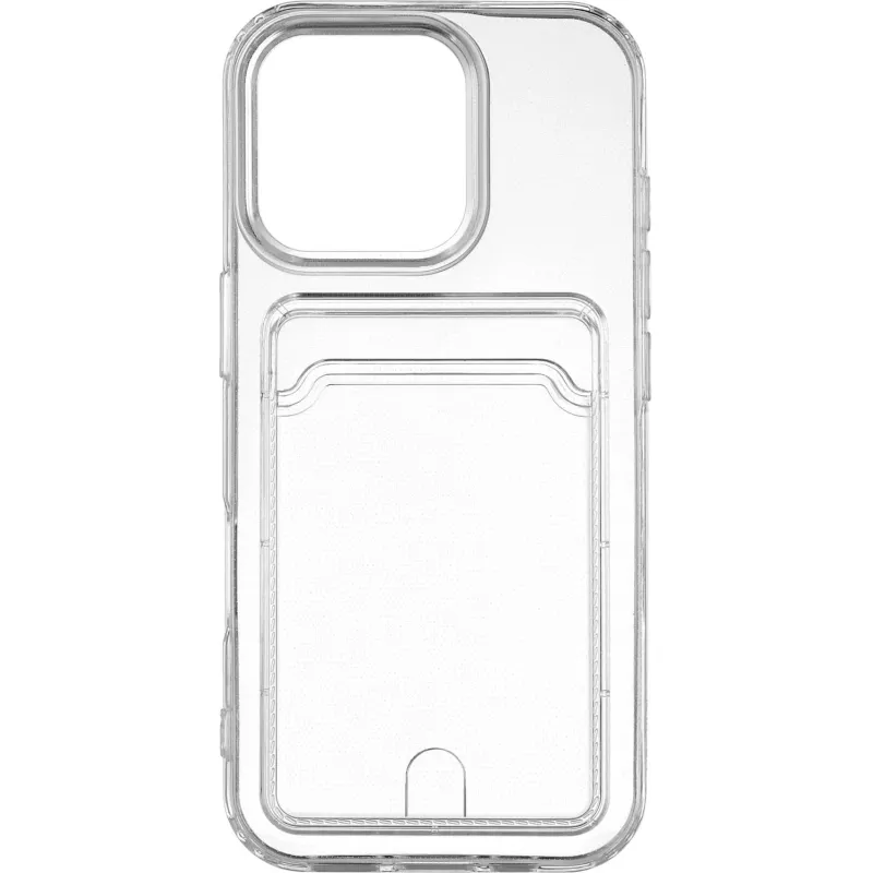 Чехол Rocket Clear Plus отд.дл.карты,iPhone16 Pro,прозр(RCS633TT63PCP-I24)
