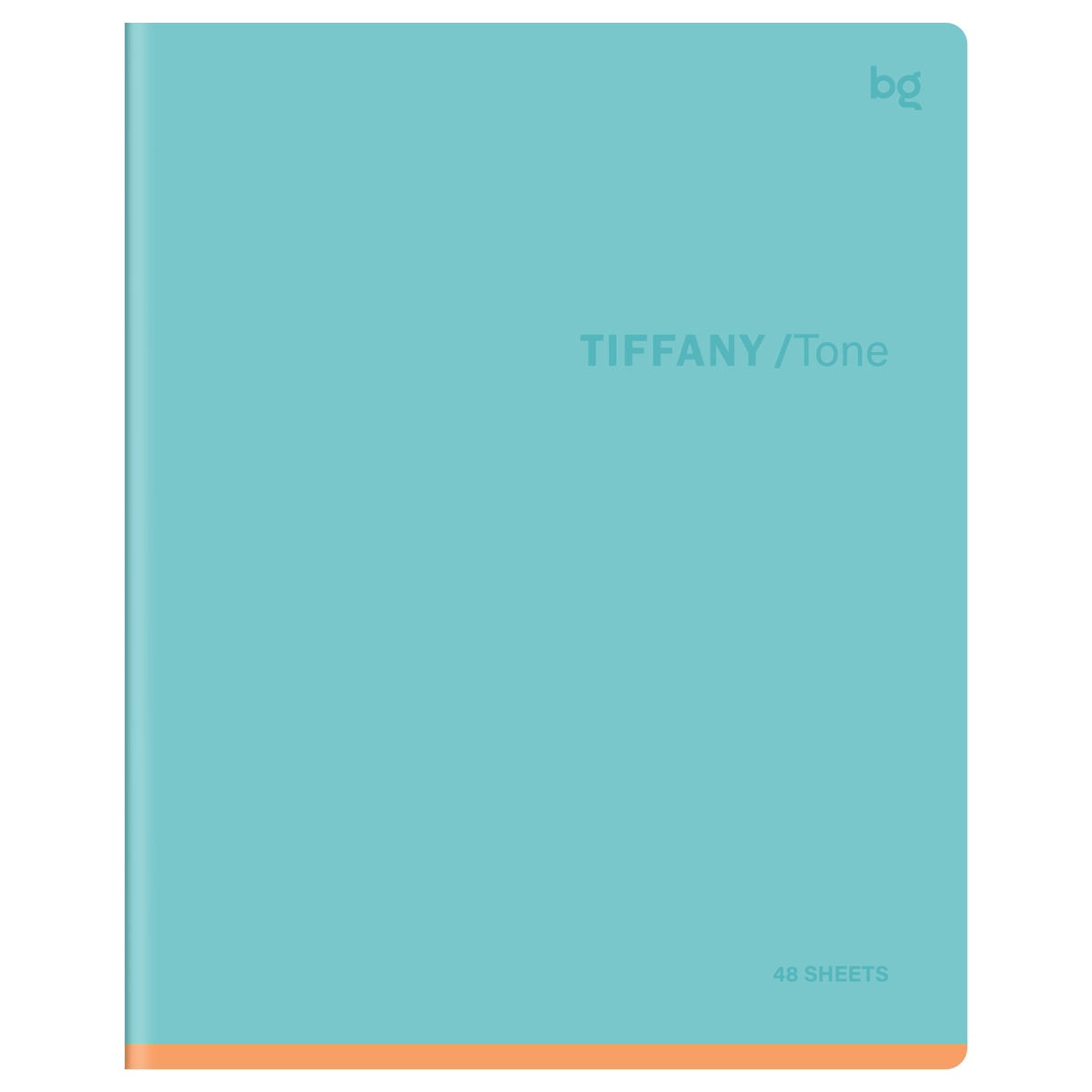Тетрадь 48л., А5, клетка BG "Tiffany", soft-touch ламинация