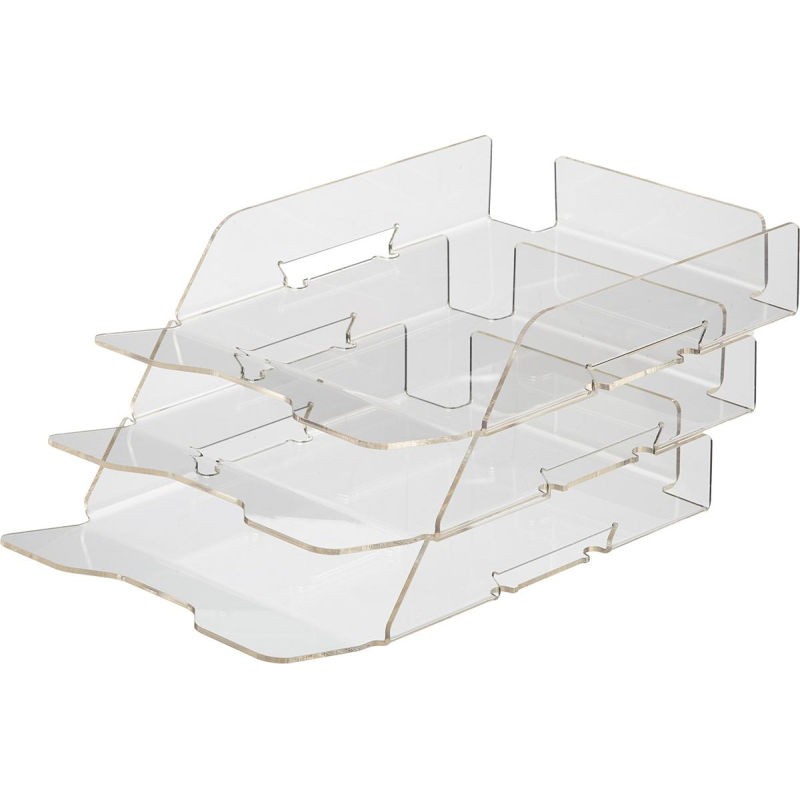 Лоток для бумаг Attache Selection со смещением на 3 отделения А4 215х44