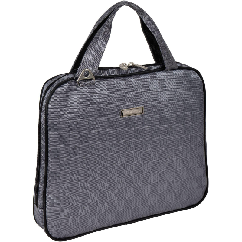 Сумка-Папка малая П7118 Серый Шашечки