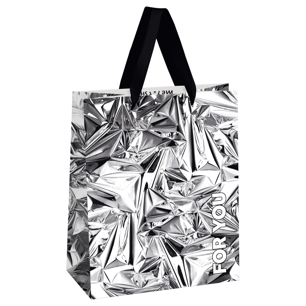 Пакет подарочный 18*23*10см MESHU "Shine",  матовая ламинация