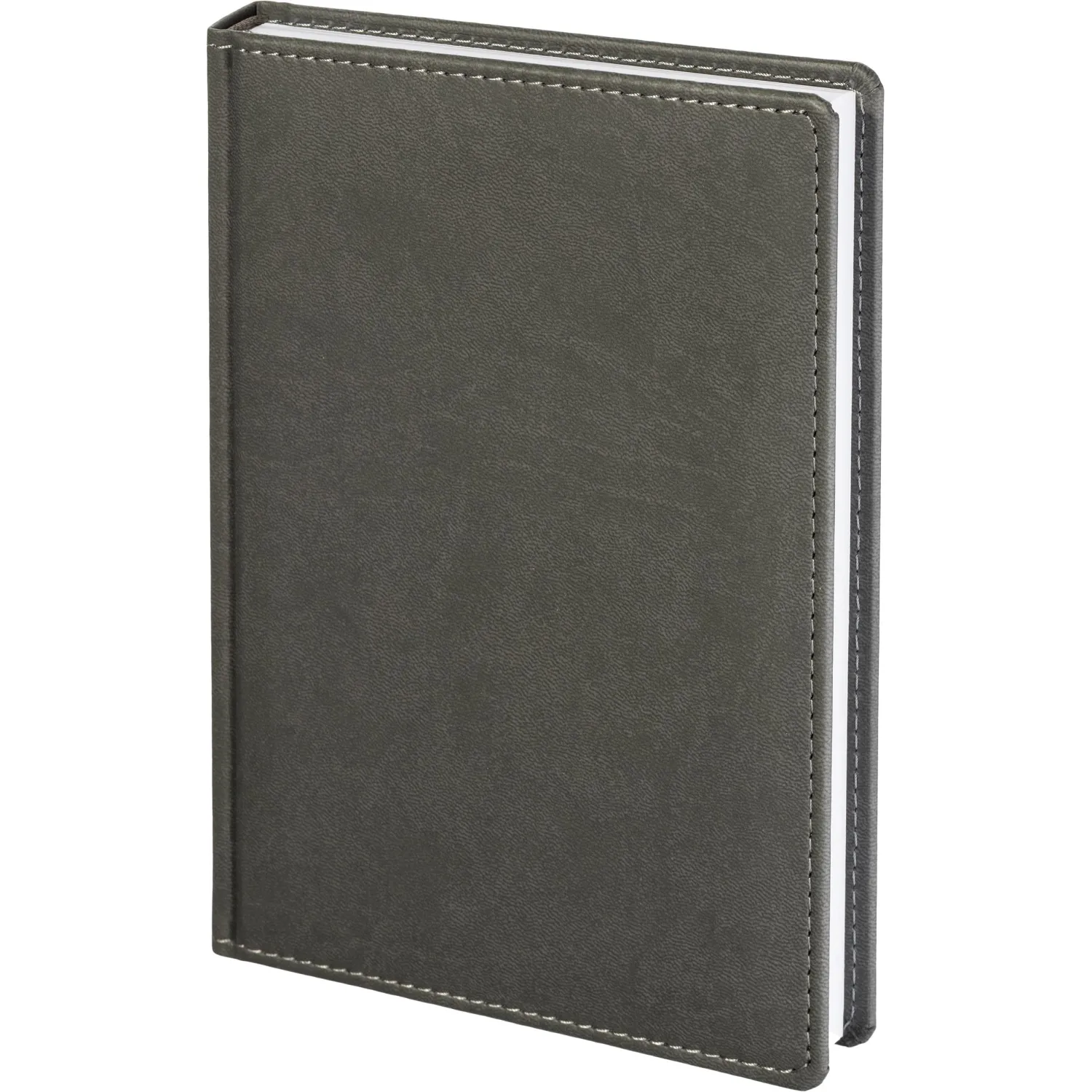 Ежедневник недатированный серый,А5,143х210мм,176л,ATTACHE Сиам