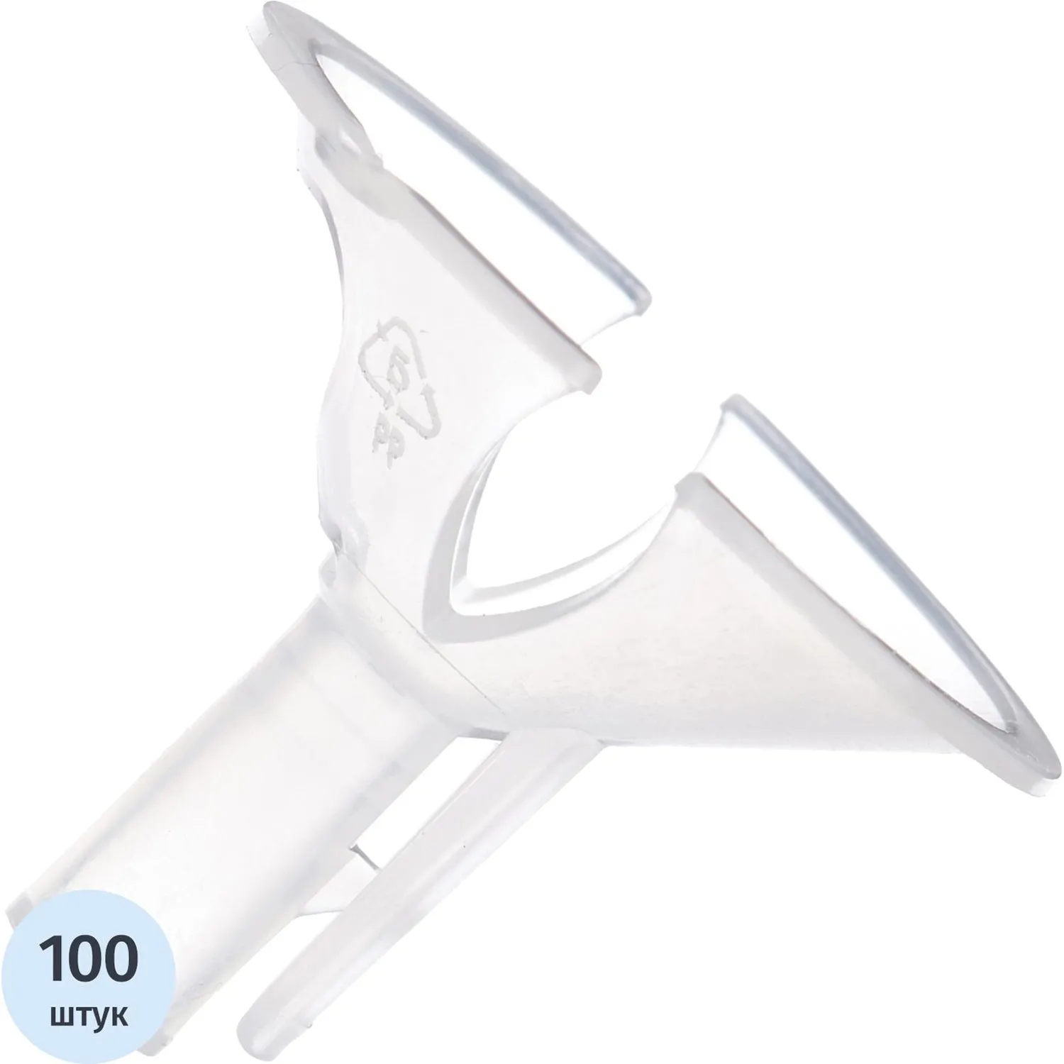 Зажимы Белые 100шт/уп