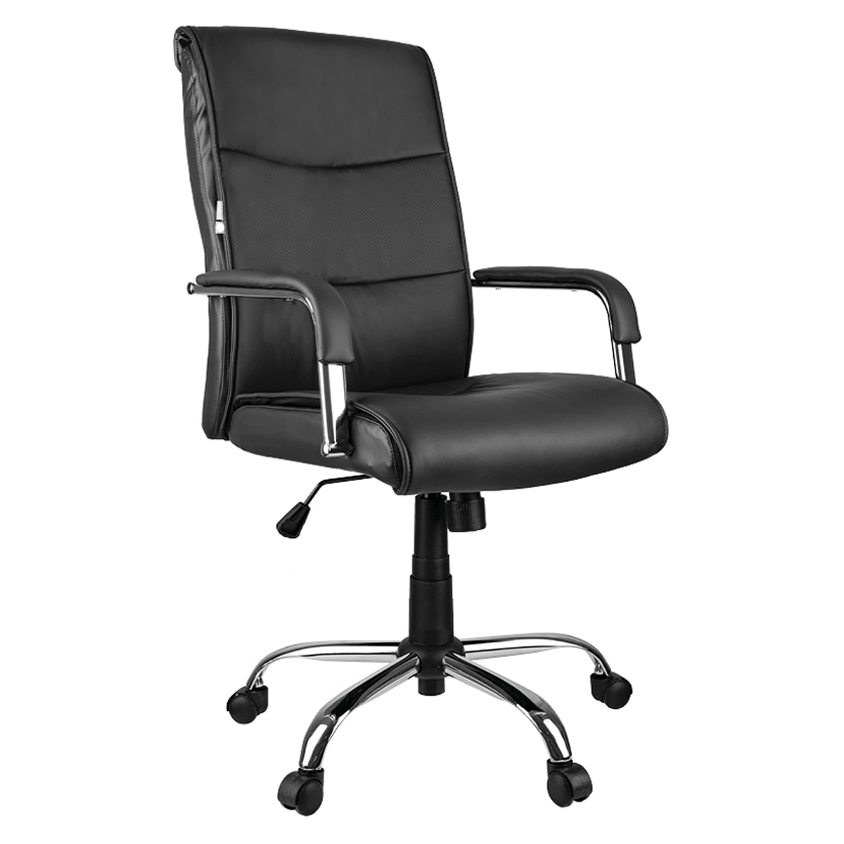 УЦЕНКА-Кресло руководителя Helmi HL-E03 "Accept", экокожа черная