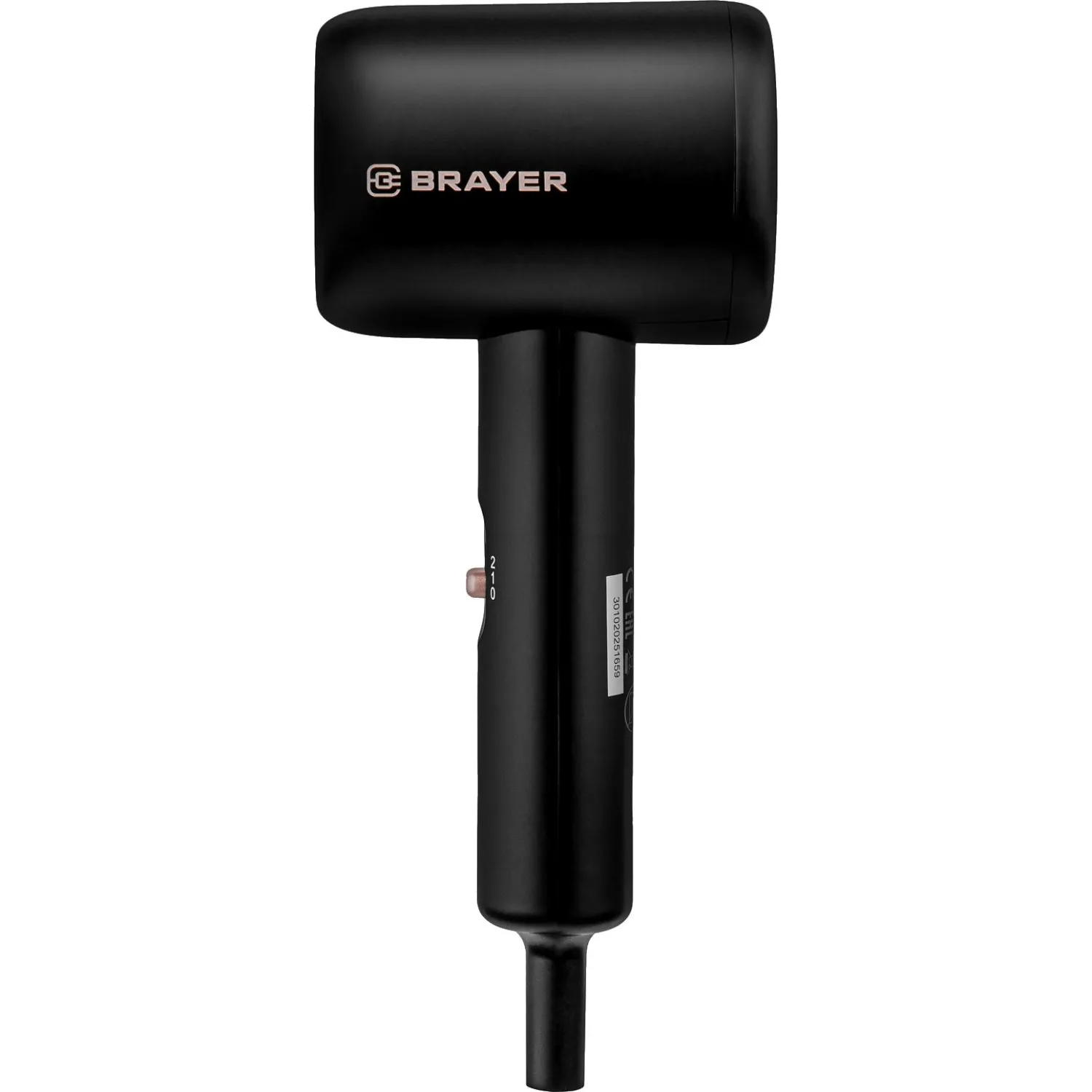 Фен BRAYER 3027BR, 1000 Вт, 2 скорости, DC-мотор, шнур 1,8 м