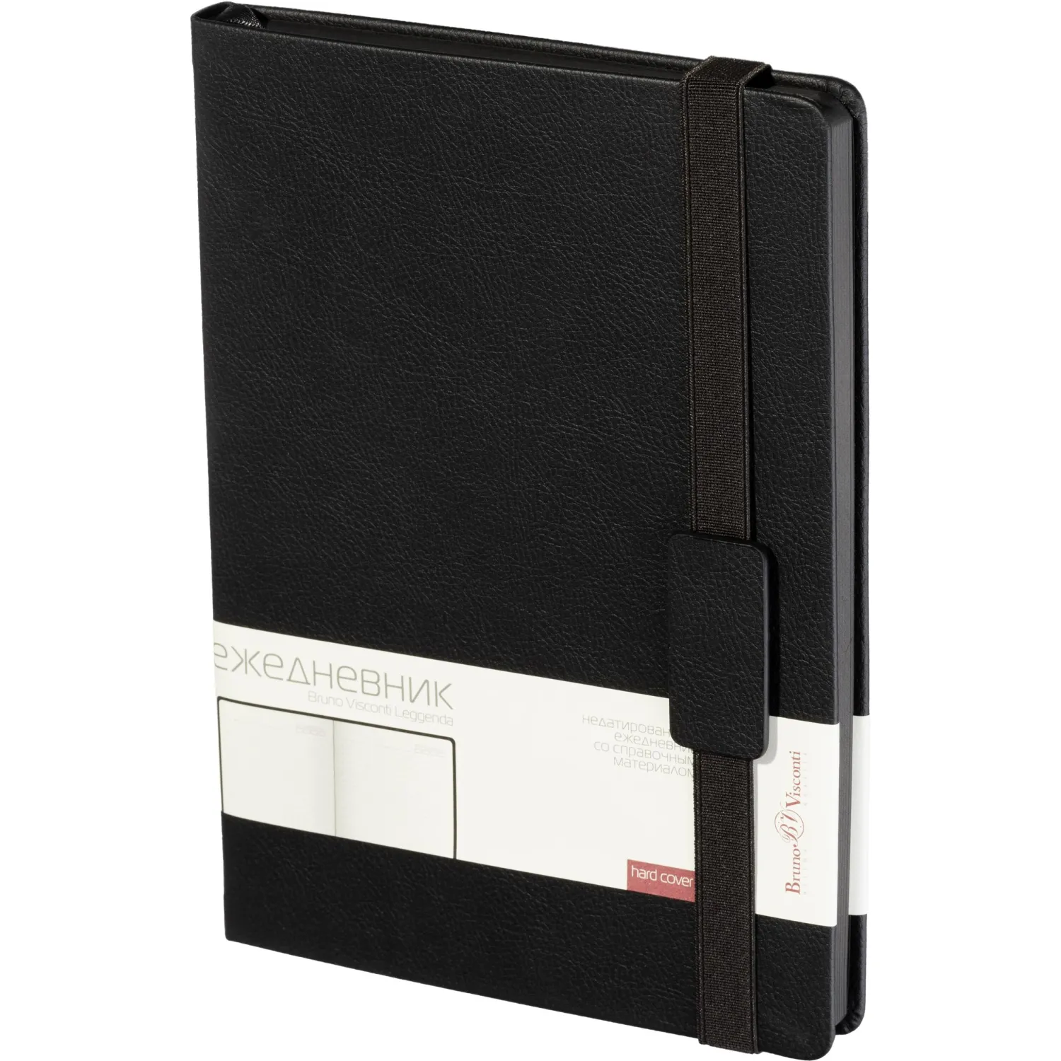 Ежедневник недатированный B5 LEGGENDA (ЧЕРНЫЙ) 3-514/01