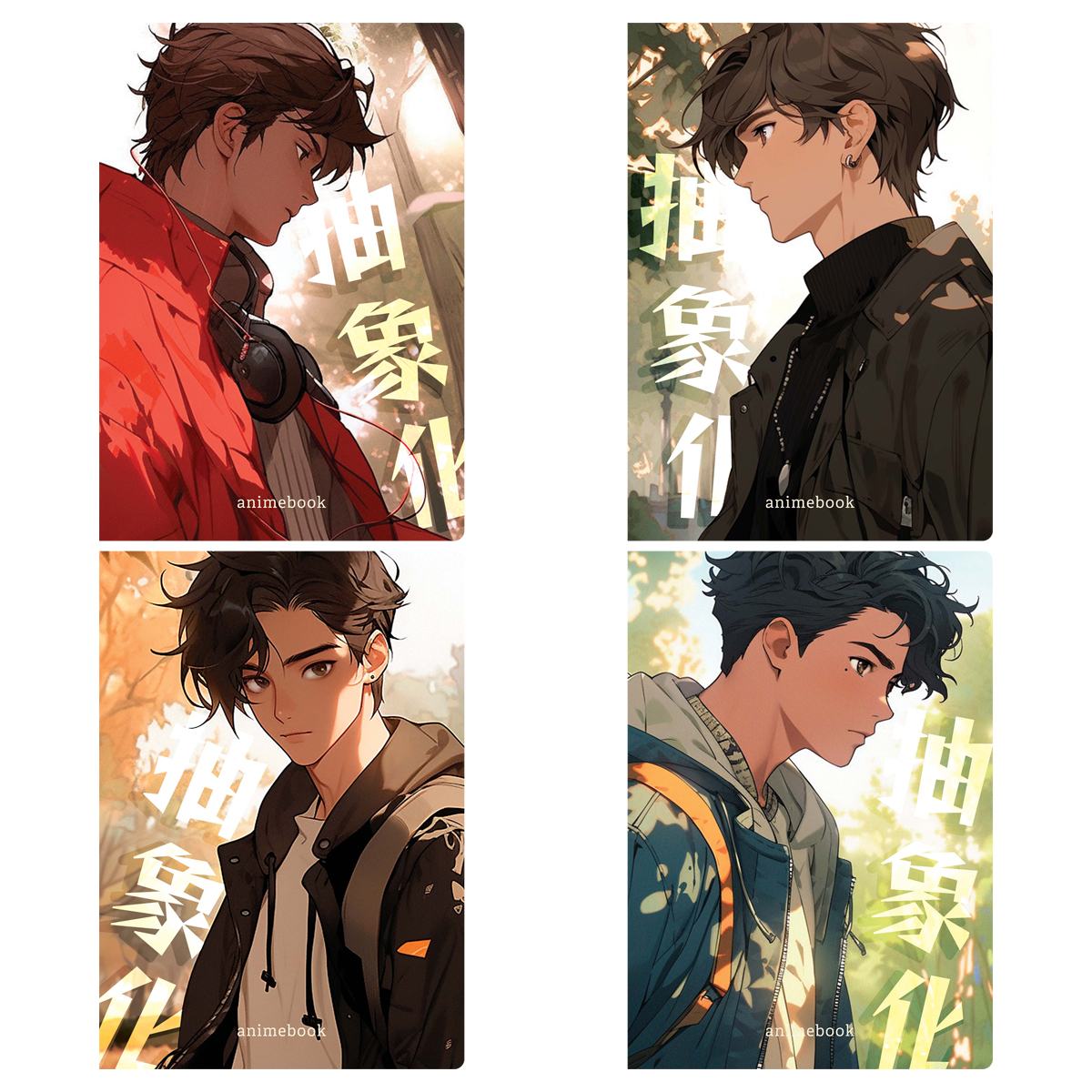 Тетрадь 40л., А5, клетка MESHU "Anime", матовая ламинация, тиснение фольгой, ЕВРО