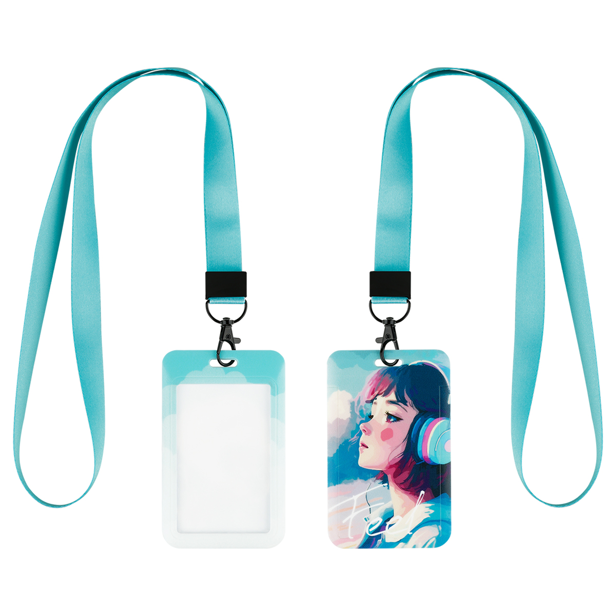 Бейдж вертикальный MESHU "INSPIRATION", 110*70 мм, лента с карабином, 2D печать, опп пакет с европодвесом