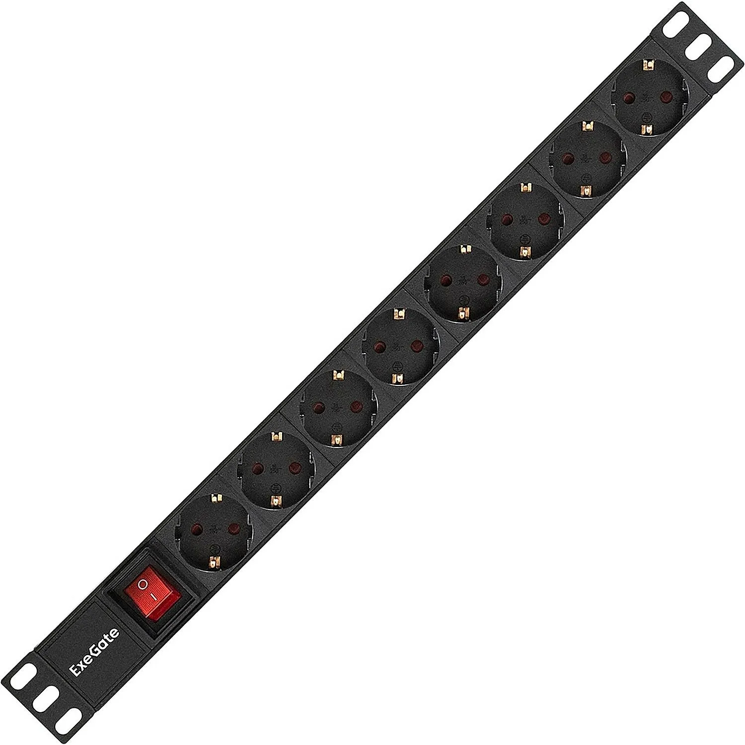 Блок розеток ExeGate ServerPro PDU-19H803 Al-8S-EU2CU-SW (EX280842RUS)