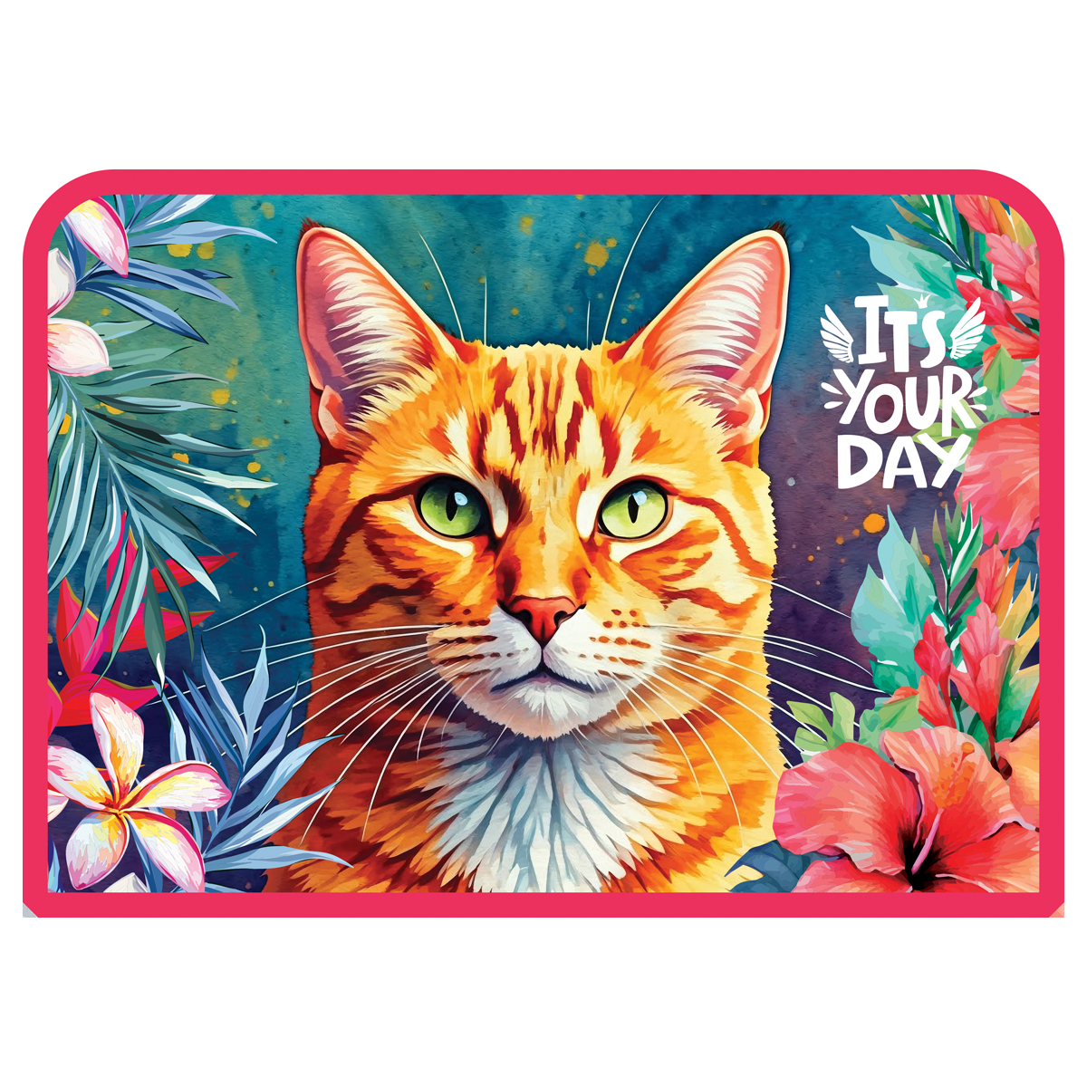 Папка для тетрадей 1 отделение, ArtSpace "The Red Cat", А5, пластик, на молнии