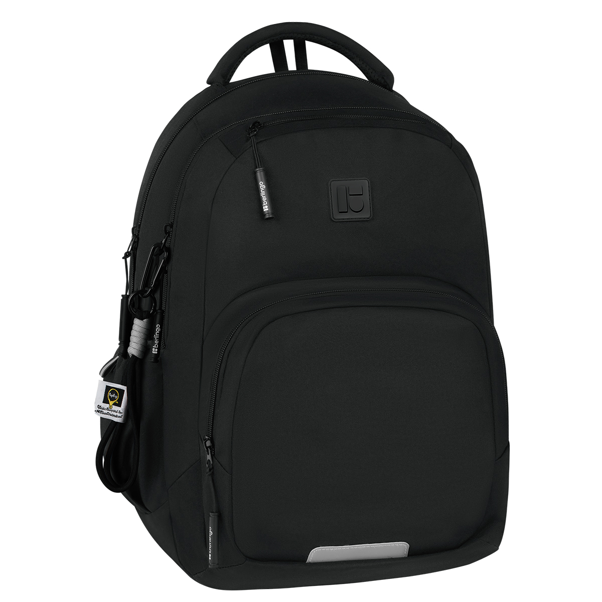 Рюкзак Berlingo ErgoFlex "Black Code" 42*30*17см, 2 отделения, 4 кармана, эргономичная спинка