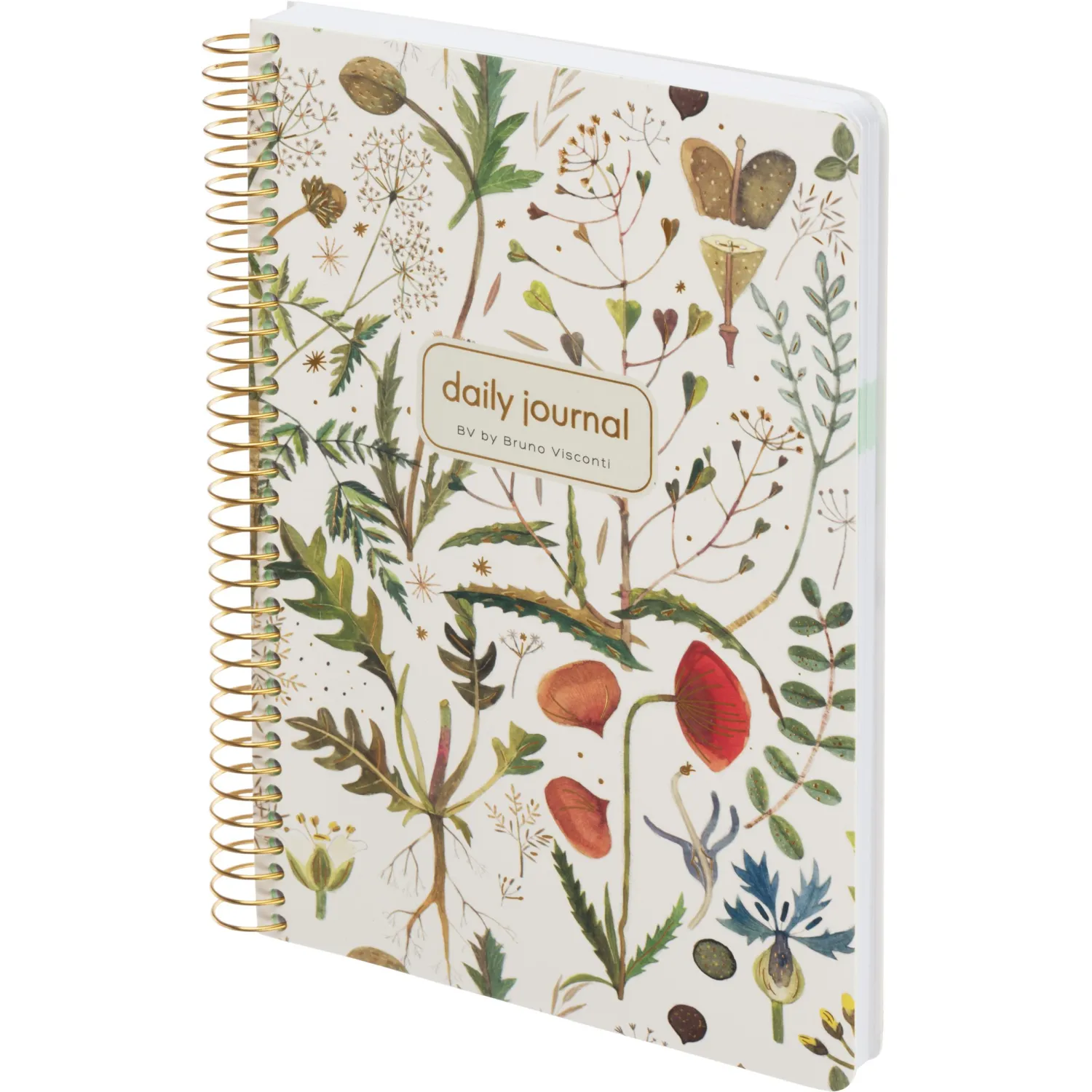 Ежедневник недатированный НА CUTE DIARY А5,BV,136,ЛУГ.ТР,зол.греб,3-701/11