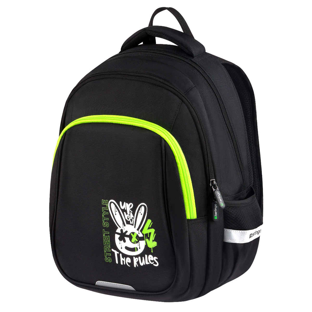 Рюкзак Berlingo Comfort "The Rules" 38*27*18см, 3 отделения, 3 кармана, эргономичная спинка