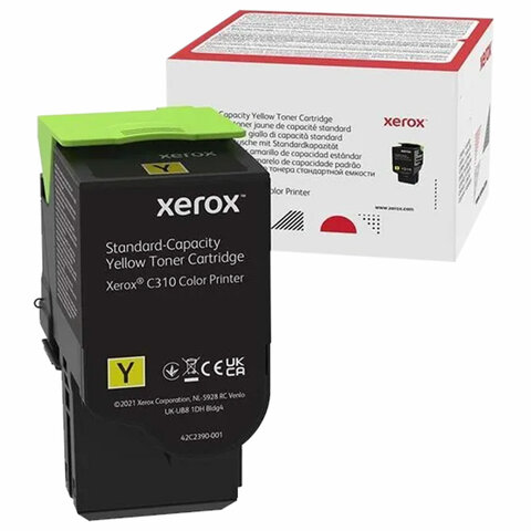 Картридж лазерный XEROX (006R04363) C310/C315, желтый, ресурс 2000 стр, ОРИГИНАЛЬНЫЙ