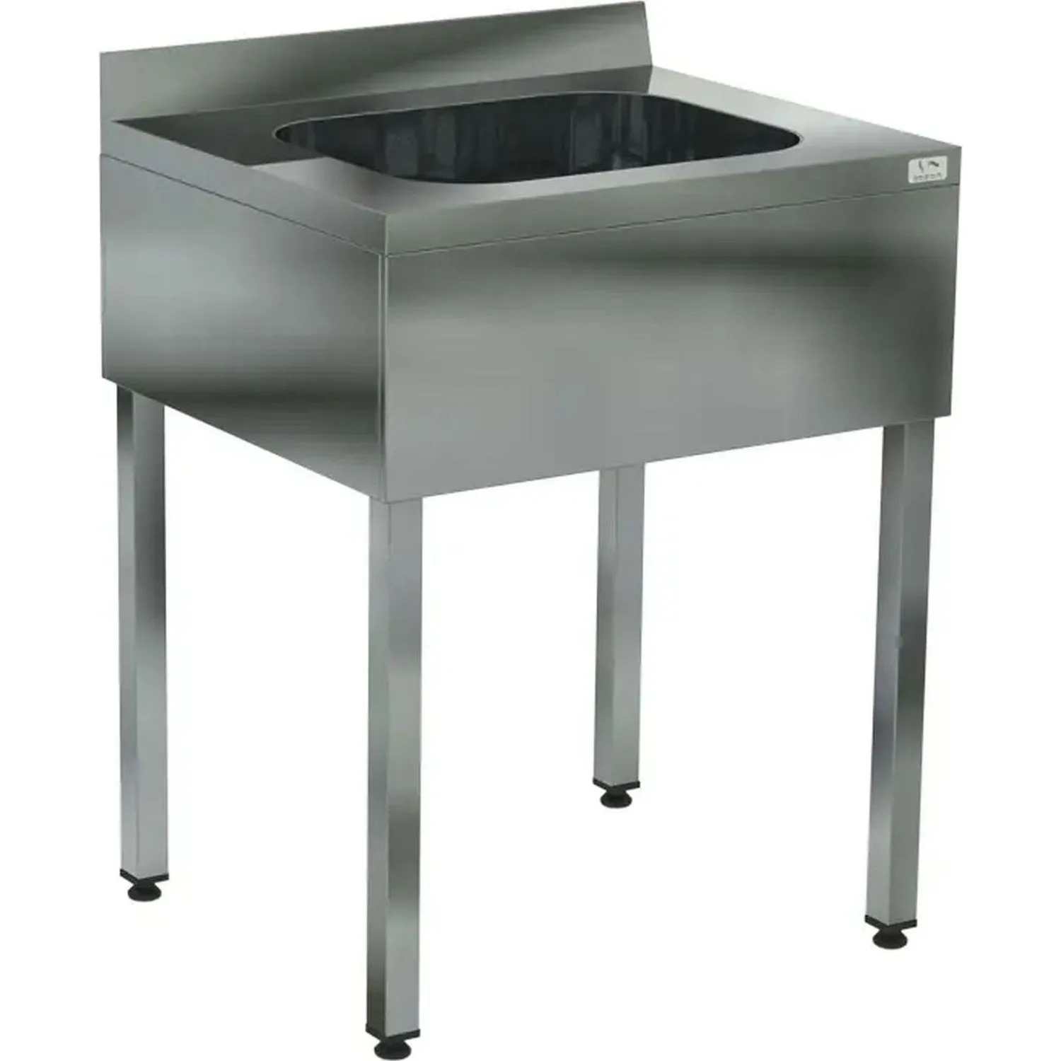 Ванна моечная цельнотянутая односекционная КОБОР ВМЦФ/1-60/60