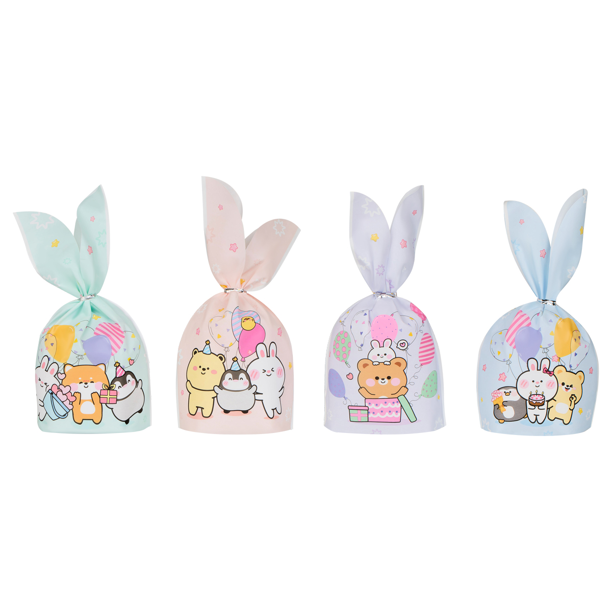 Набор подарочных пакетов 13.5*22 см, MESHU "Party time", 36шт.