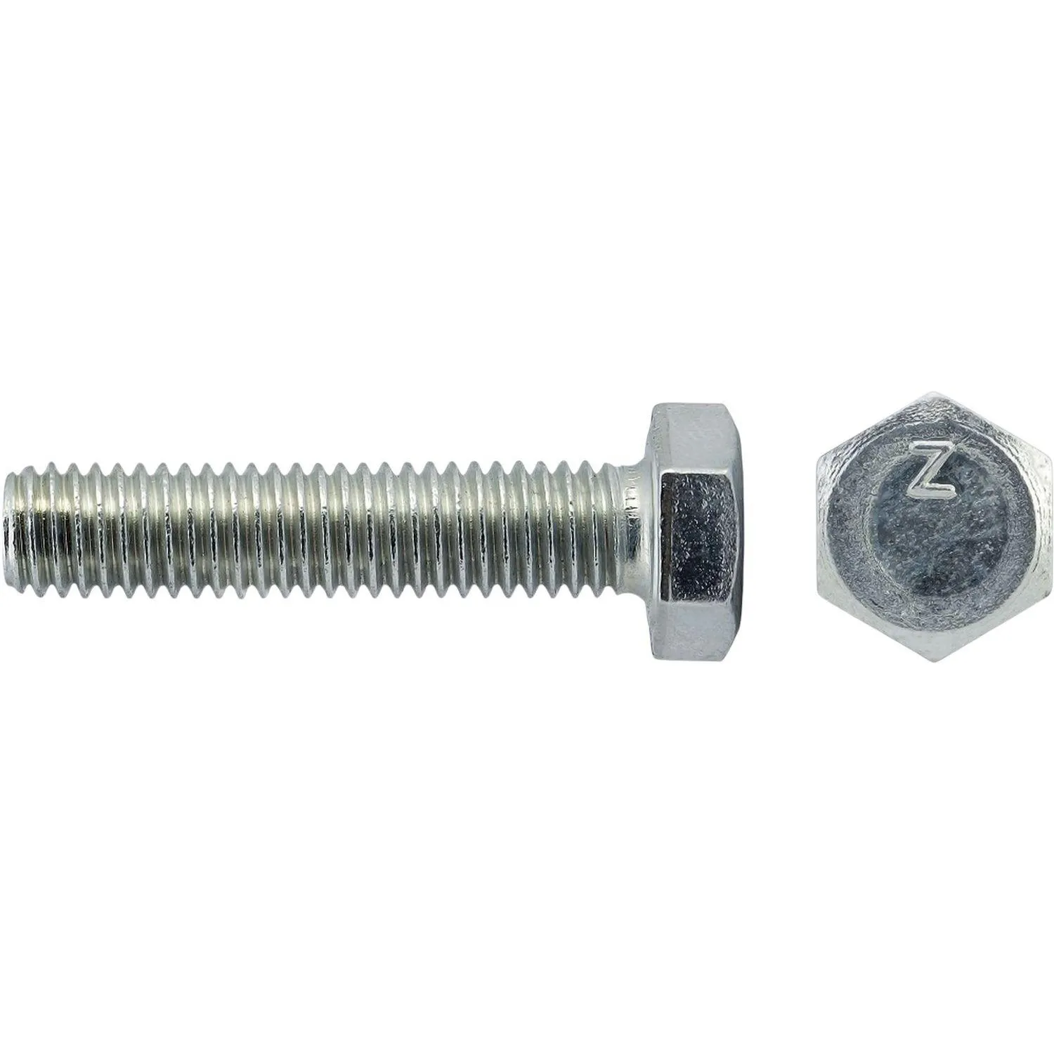 Болт DIN933 с шестигр. головкой оцинк. М8х40 (25шт/уп) Zitar (105210)