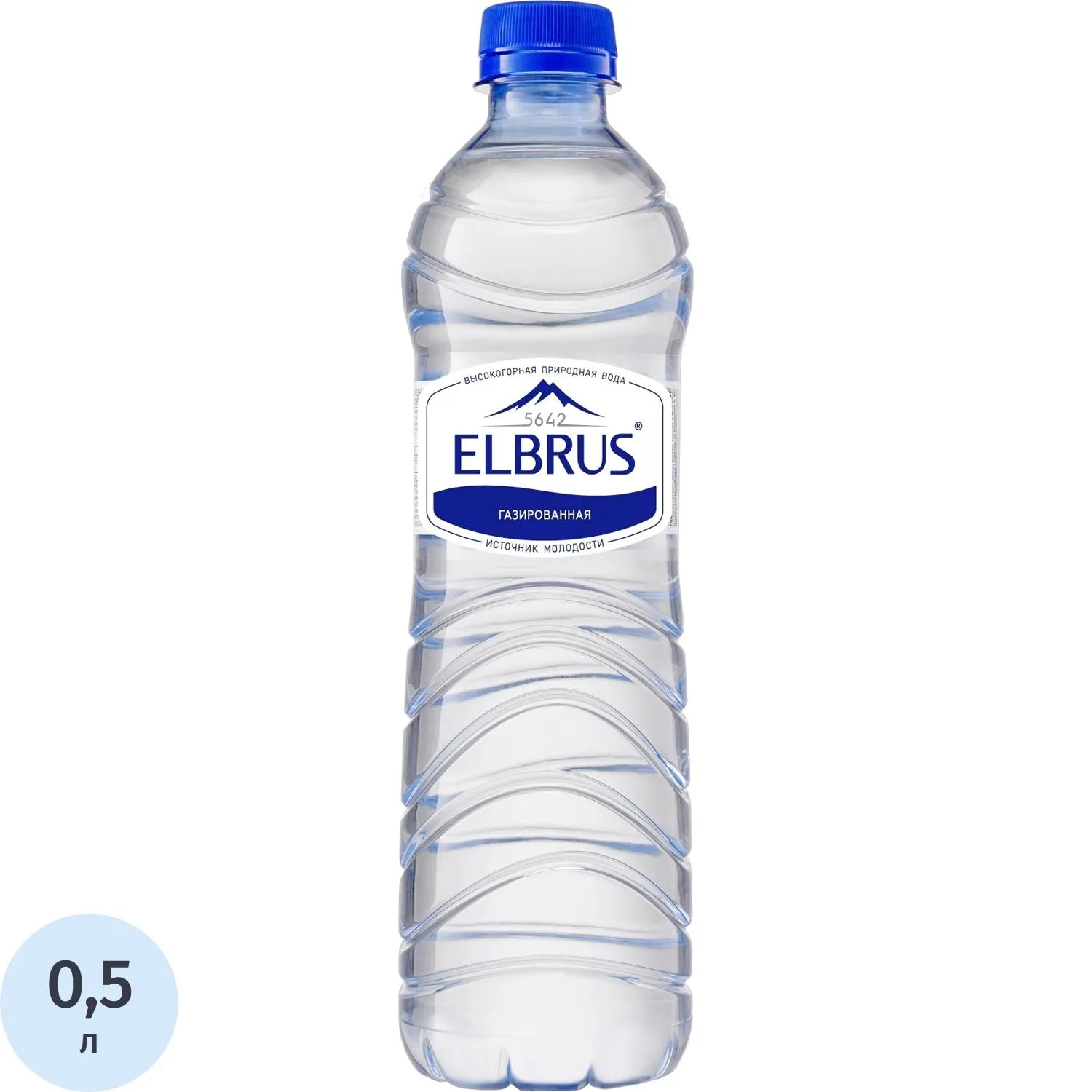 Вода минеральная Эльбрус газ ПЭТ 0,5л