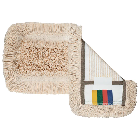 Насадка МОП плоская 50 см, VILEDA PROFESSIONAL "КонтрактПлюс Комби", уши (ТИП УВ) хлопок / полиэстер, бежевый, 167294