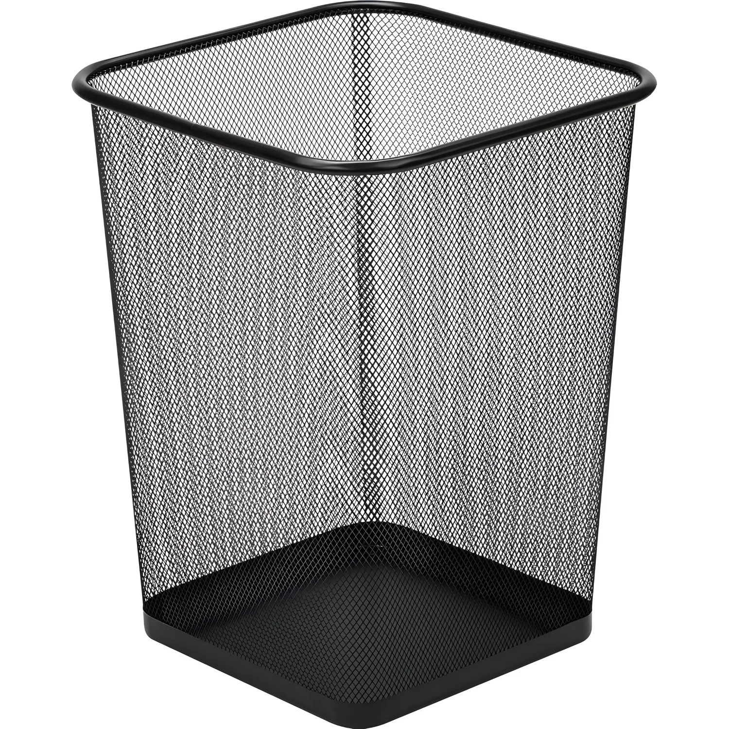 Корзина для мусора Luscan 17 л металл черная