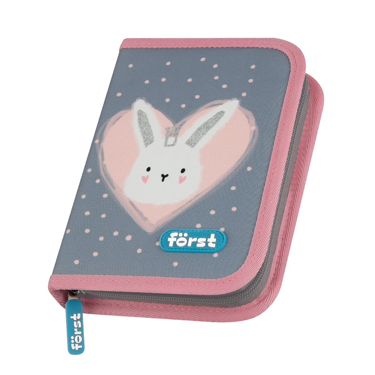 Пенал 1 отделение, 200*140*40 Först "Little Friend", дополнительная откидная секция, полиэстер