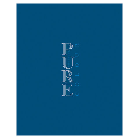 Тетрадь А5 96 л., HATBER-ECO, скоба, офсет №2, ЭКОНОМ, клетка, обложка картон, PURE Colour, Голубика, 092123, 96Т5C1_34813