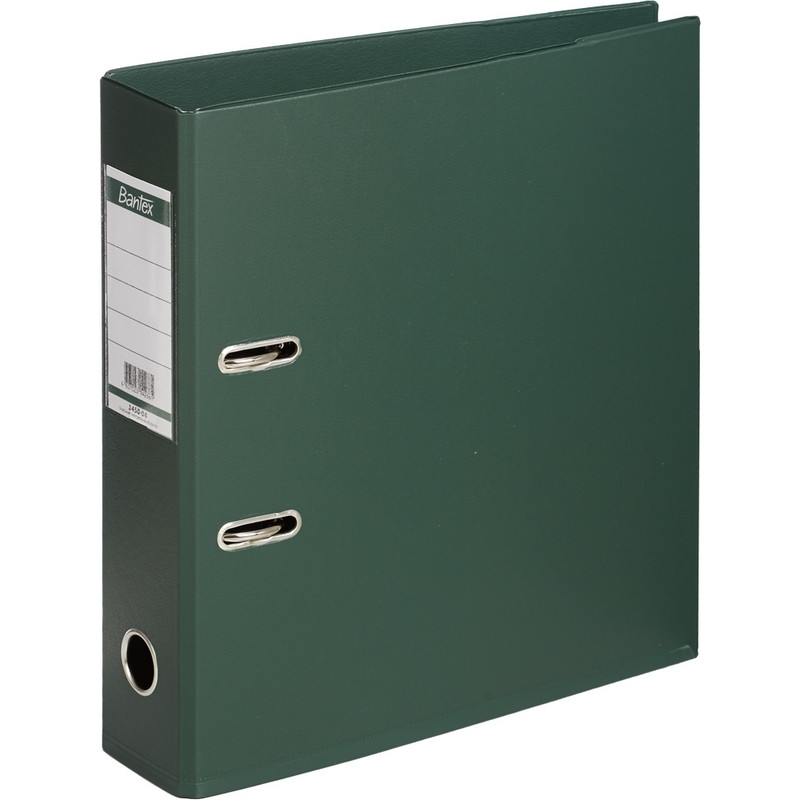 Папка-регистратор BANTEX Strong Line 1450-04,70мм,т.-зеленый, ПБП2,карм.кор