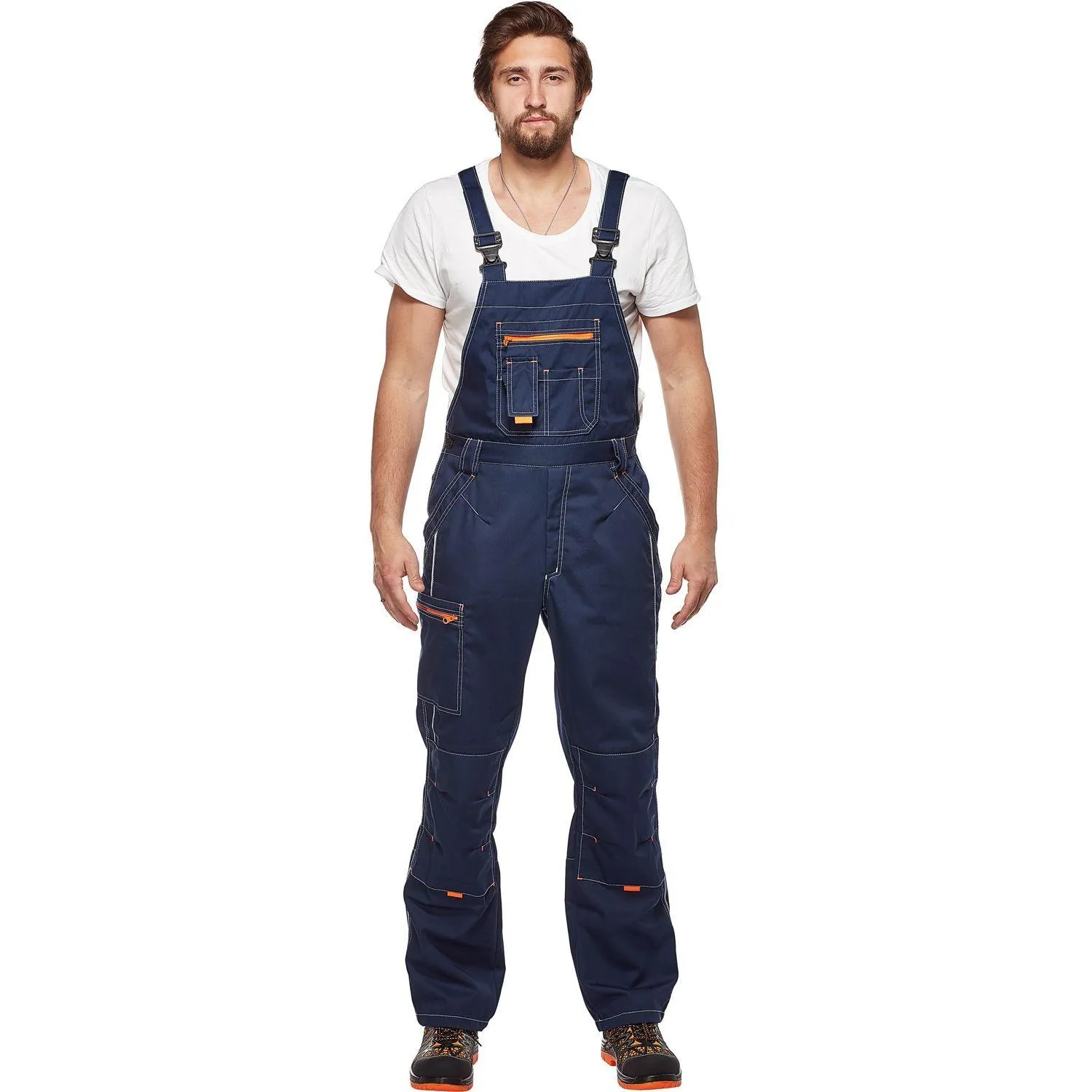 Полукомбинезон лет муж л34 т.син/вас 120-124/182-188 (мод.ПОЛ208)