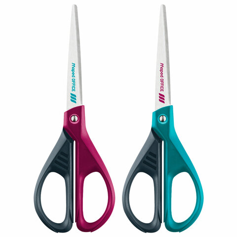 Ножницы MAPED (Франция) "Essential Green", 170мм, ассорти, цвет ассорти, 468002