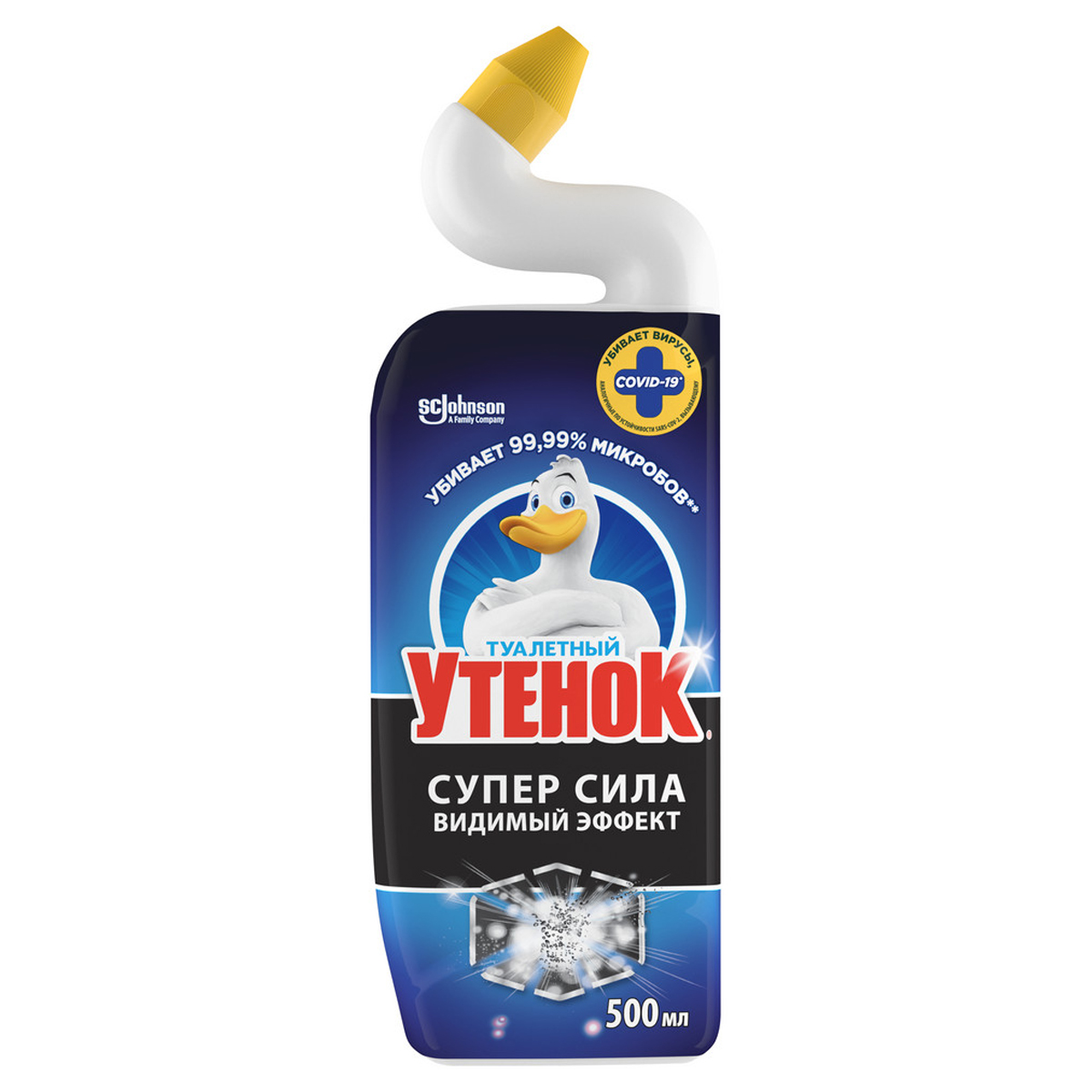 Средство для туалета Туалетный утенок "Супер сила. Видимый эффект", 500мл