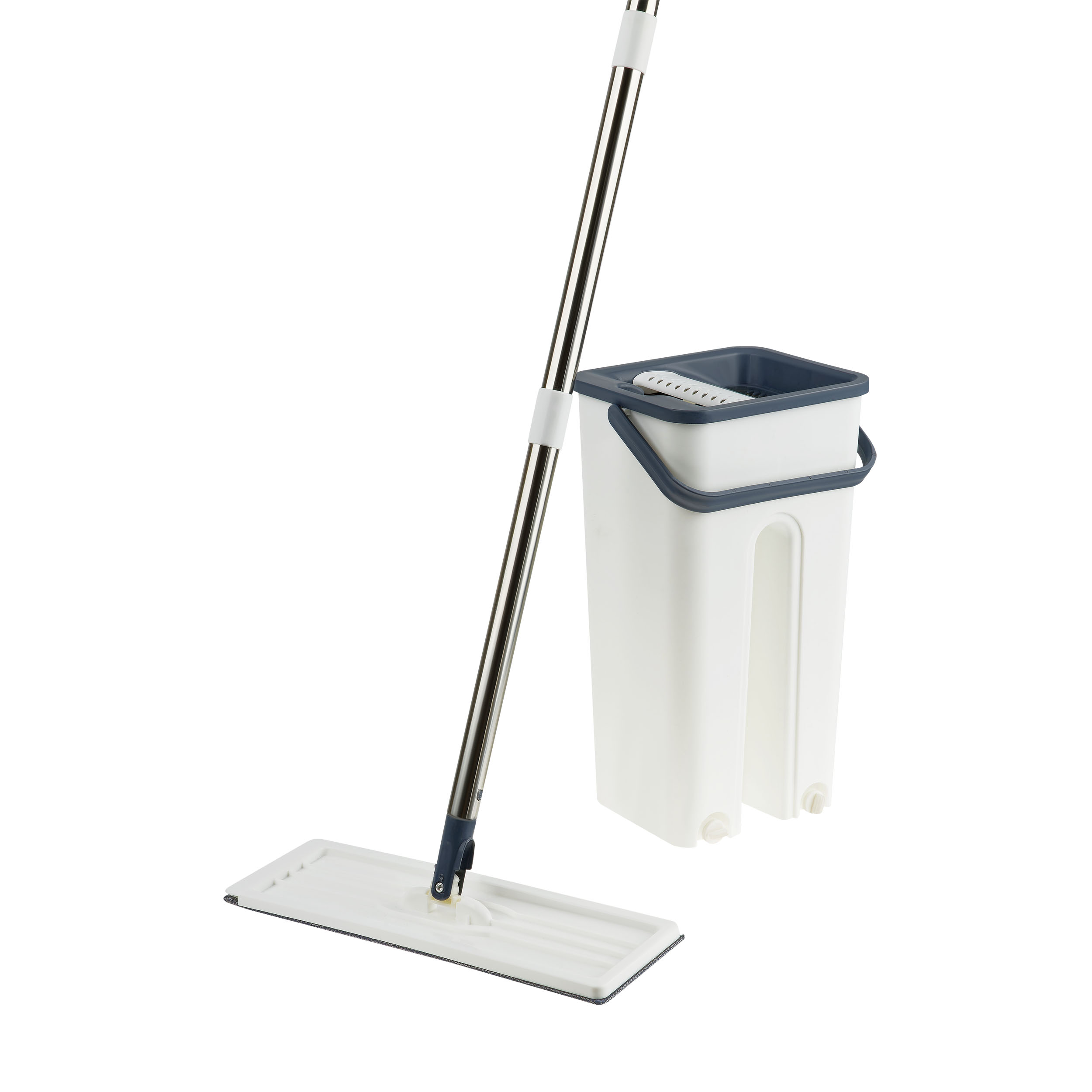 Комплект для уборки OfficeClean Professional, швабра, ведро 6 л., двухкамерное с отжимом, насадка МОП