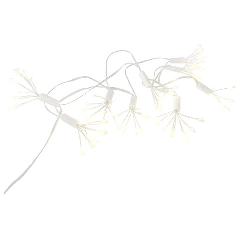 Гирлянда-пучки "Bundles", 150LED, 2,4м, 10 пучков, тёплый белый, USB, ЗОЛОТАЯ СКАЗКА, 592557